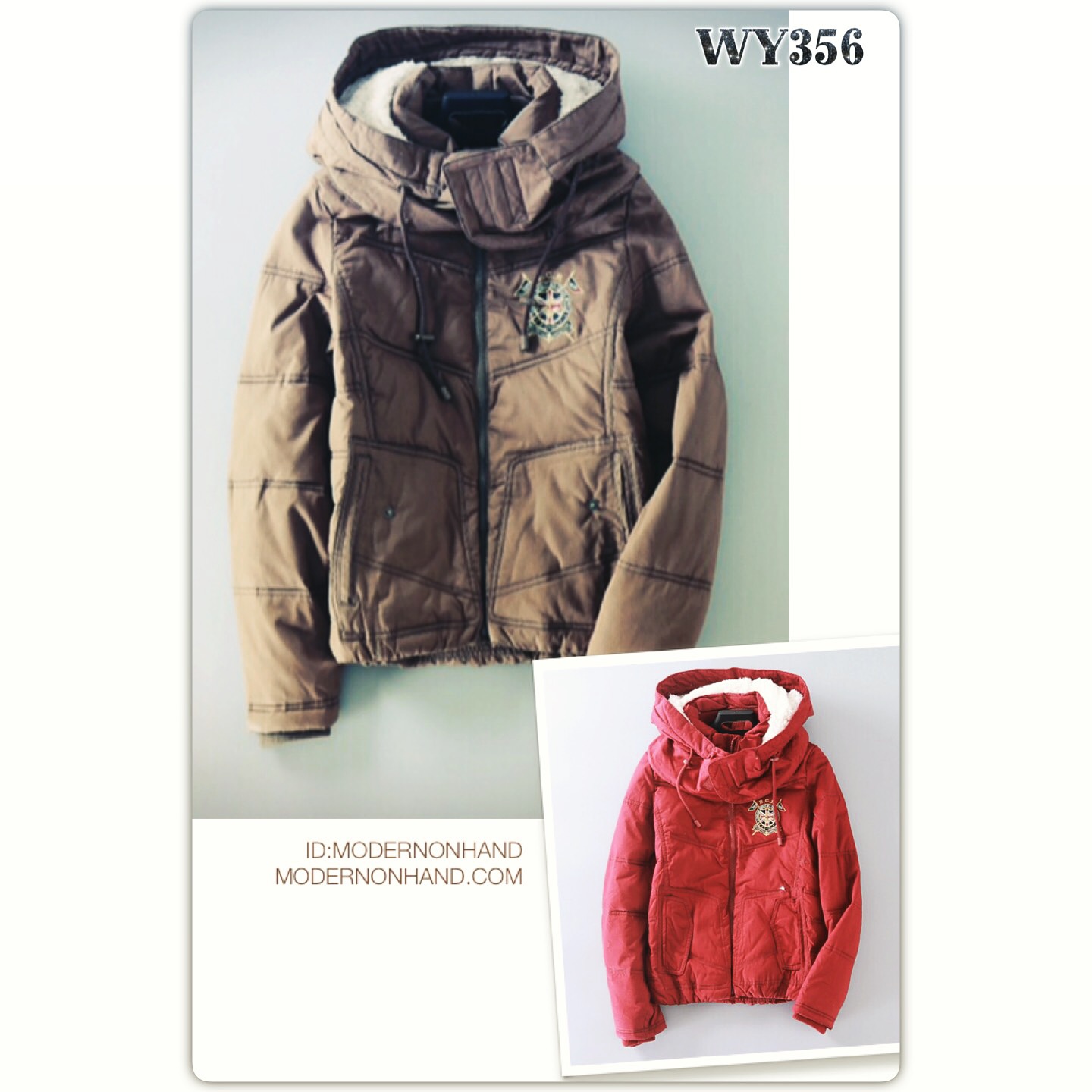 เสื้อกันหนาว เสื้อขนเป็ด แต่ง หมวกฮูท แบรนด์หรู YONEDA เกาหลี แท้ (DOWN65%&Feather35%)เนื้อหนาอุ่นมากคะ ไม่กลัวองศาติดลบเลยคร่า •บุขนเป็ดแท้ • ฮูทถอดได้คะ
