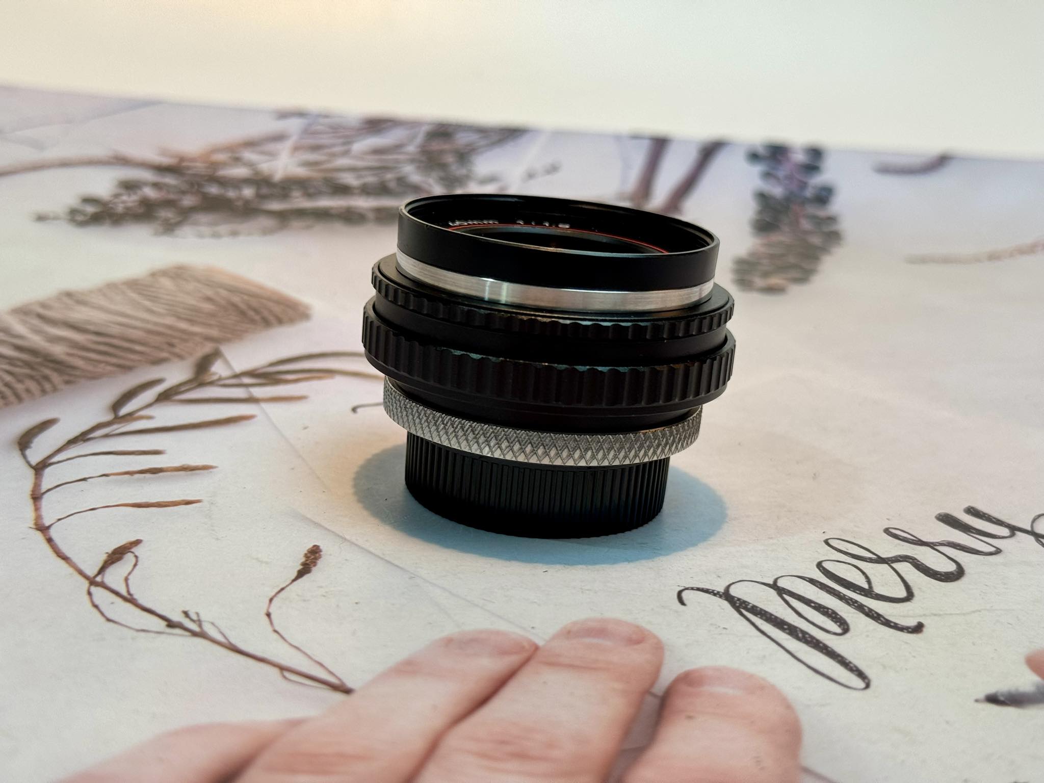 CANON LENS 40MM.F1.9 MODIFIED M39 MOUNT(RF Coupling)