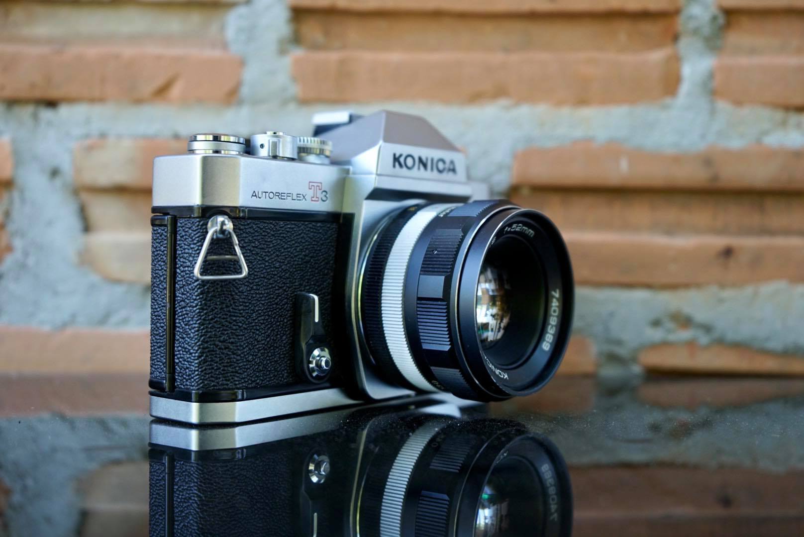 KONICA AUTOREFLEX T3 KONICA HEXANON 52MM.F1.8