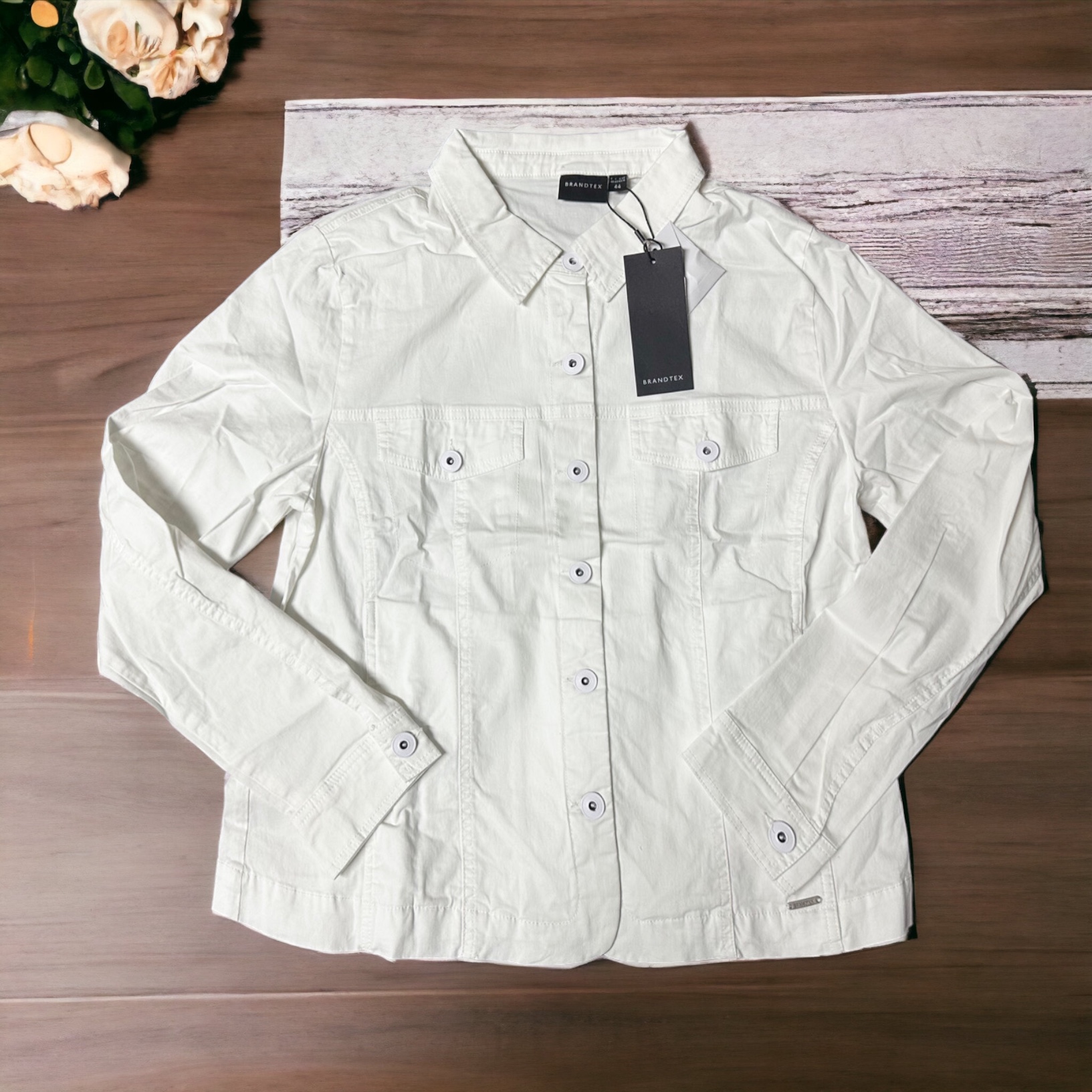 Brandtex เสื้อแจ็คเก็ต เสื้อนอก เสื้อนอกแนวทหาร แพทเทินสวย เท่ห์มาก แบรน์ Brandtex เขียว