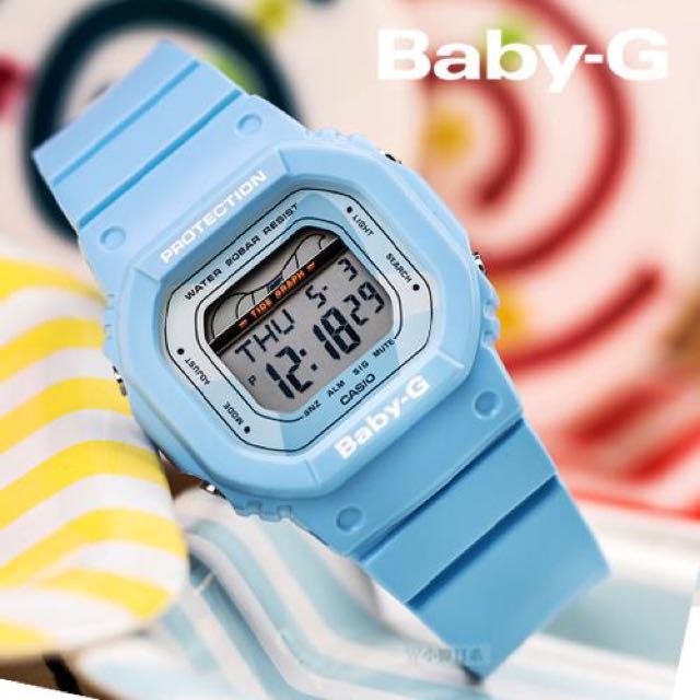 CASIO BABY-G นาฬิกาข้อมือ นาฬิกากันน้ำ นาฬิกาของแท้ ประกันศูนย์ CMG 1 ปี รุ่น BLX-560-2D นาฬิกาสีฟ้า