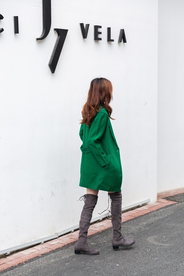 เสื้อโค้ท peacoat เสื้อโค้ทเฟอร์ โค้ทสีแแดง แบรนด์ La chapelle