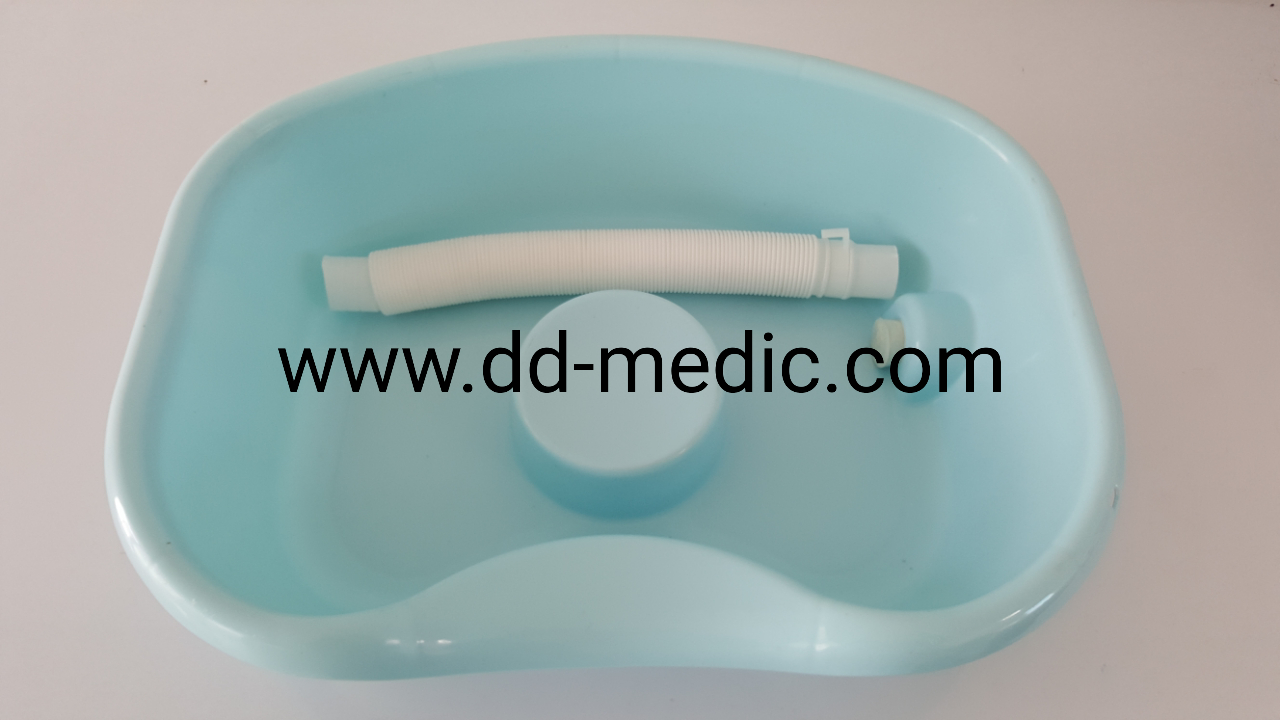 อ่างสระผมผู้ป่วย พร้อมท่อน้ำทิ้ง