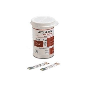 แผ่นตรวจน้ำตาลในเลือด ACCUCHEK PERFORMA 25 ชิ้น