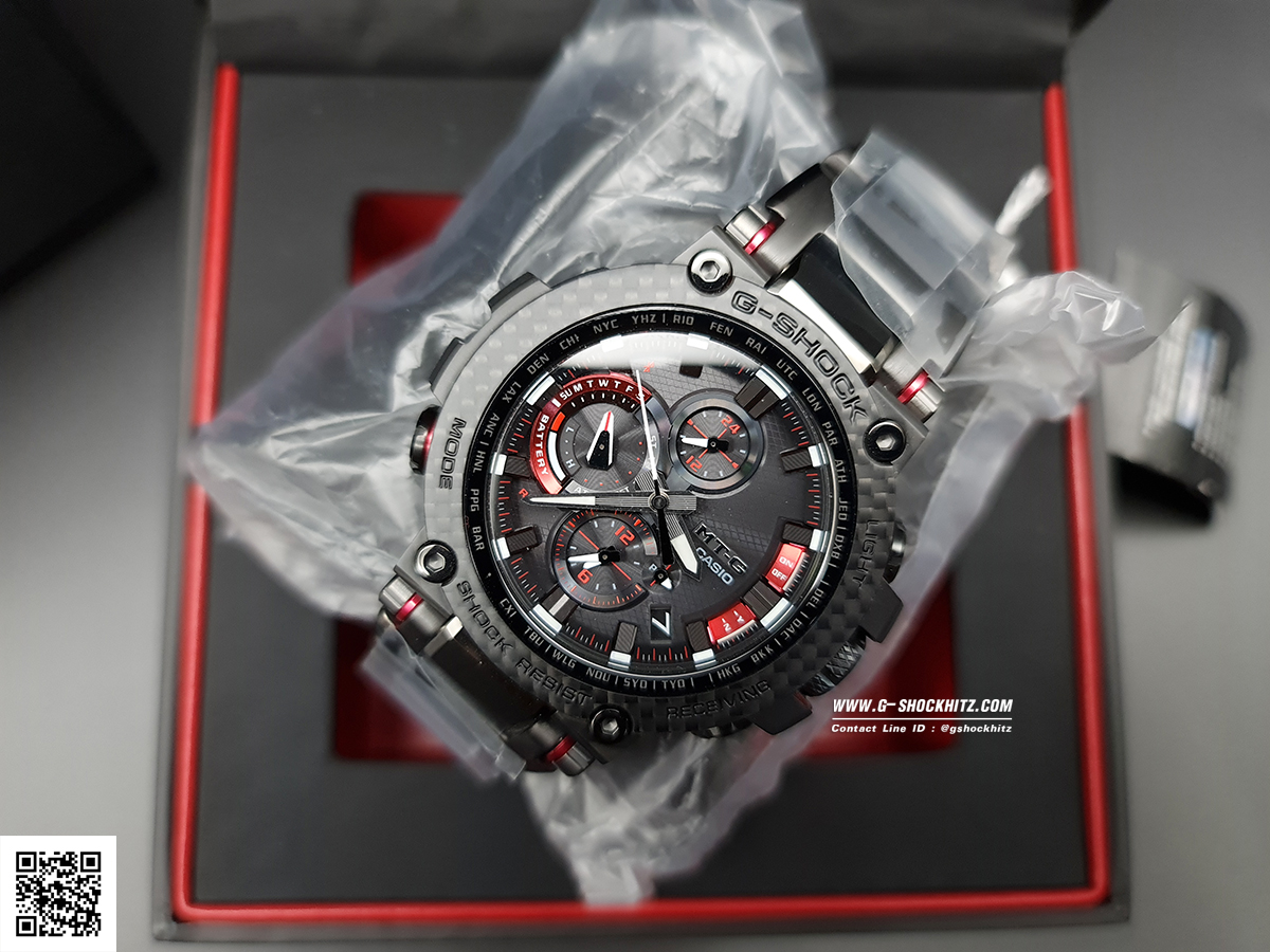 CASIO G-SHOCK นาฬิกาข้อมือ นาฬิกากันน้ำ นาฬิกาของแท้ ประกันศูนย์ CMG 1 ปี รุ่น MTG-B1000XBD-1A นาฬิกาสีดำ