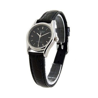 CASIO นาฬิกา CASIO รุ่น LTP-1094E-1A ของแท้ประกันศูนย์ CMG 1 ปี LTP-1094E-1A นาฬิกาสีดำ