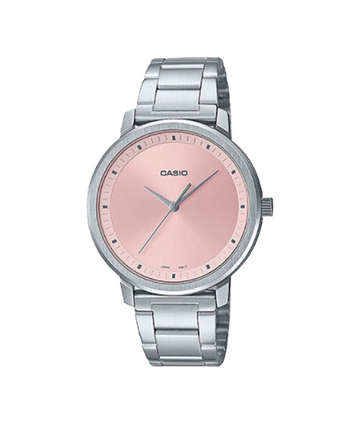CASIO นาฬิกาคาสิโอ นาฬิกาข้อมือ นาฬิกากันน้ำ นาฬิกาของแท้ ประกันศูนย์ CMG 1 ปี รุ่น LTP-B115D-4E นาฬิกาสีเงิน