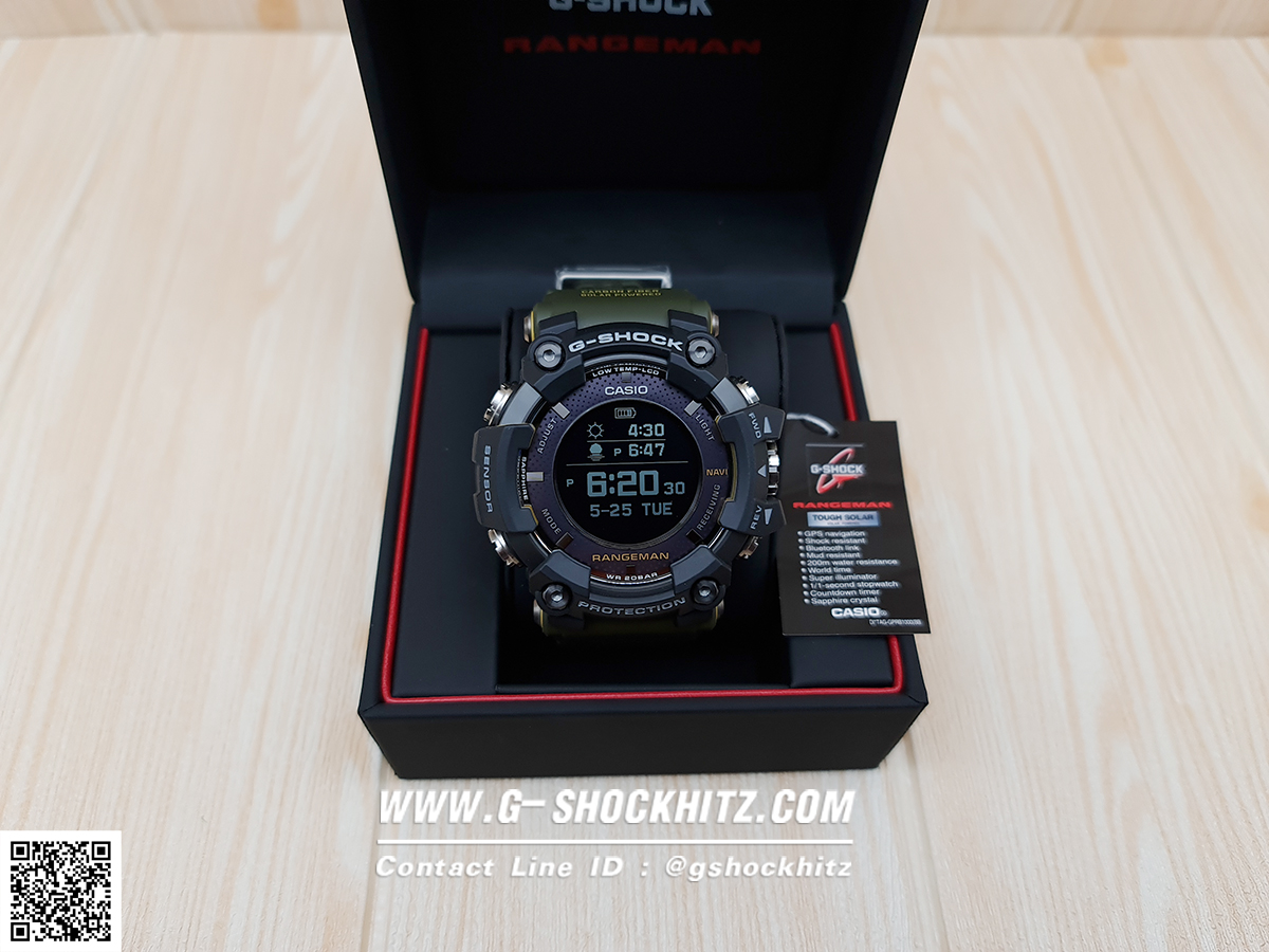 CASIO G-SHOCK นาฬิกาข้อมือ นาฬิกากันน้ำ นาฬิกาของแท้ ประกันศูนย์ CMG 1 ปี รุ่น GPR-B1000-1B นนาฬิกาสีดำ