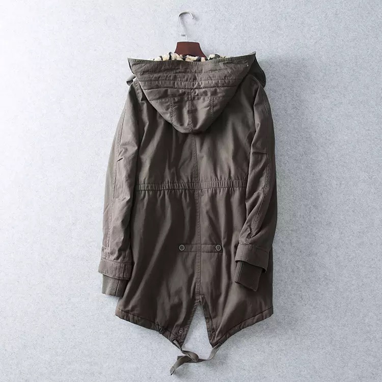 เสื้อโค้ท โค้ทฮูท กันหนาว เสื้อparka ฮูท กันหนาวสีเขียว งานสวย มากคะ Size S/M/L/2L/3L สำเนา สำเนา เขียว