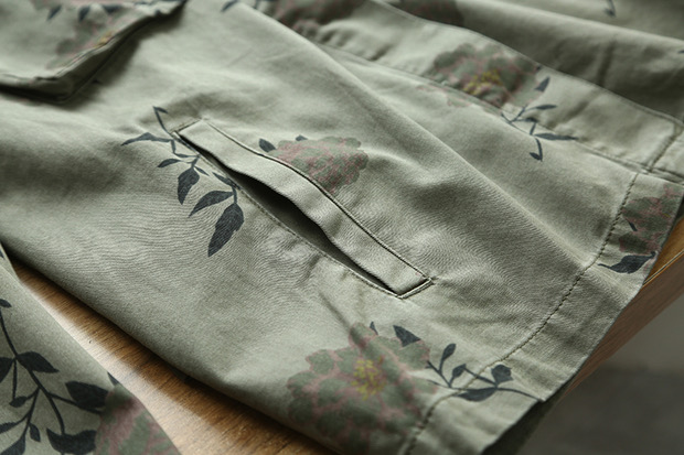 H&m เสื้อทหาร เสื้อเขียวทหาร ลายดอก เสื้อนอกแนวทหาร H&M (ตัดป้าย) แพทเทินสวย เท่ห์มาก คะ Size M สำเนา สำเนา เขียว