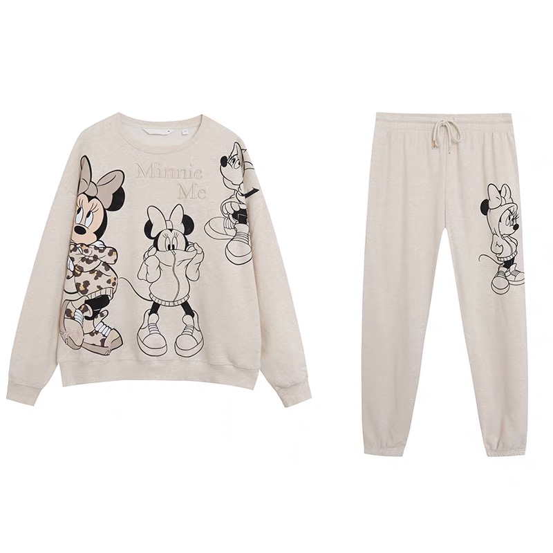 เสื้อวอร์ม สเวตเตอร์ Disney MINNIE ปักลาย เสื้อมินนี่ มิคกี้ minnie mickey แขนยาว สีเทา ลายการ์ตูน MINNIEงานสวย มากคะ สำเนา สำเนา สำเนา สำเนา สำเนา เทา
