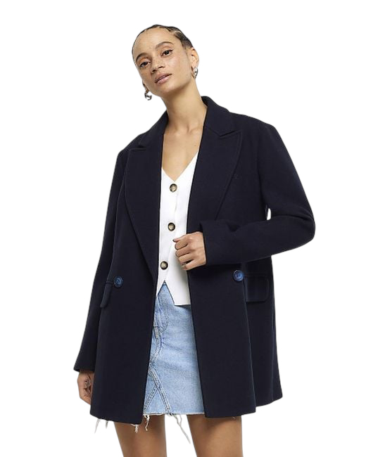 Love tree เสื้อโค้ทกันหนาว เสื้อกันหนาว overcoat โค้ทวูล สีcamel belt coat สีครีมเบจ แบรนด์ RIVER ISLAND Camel