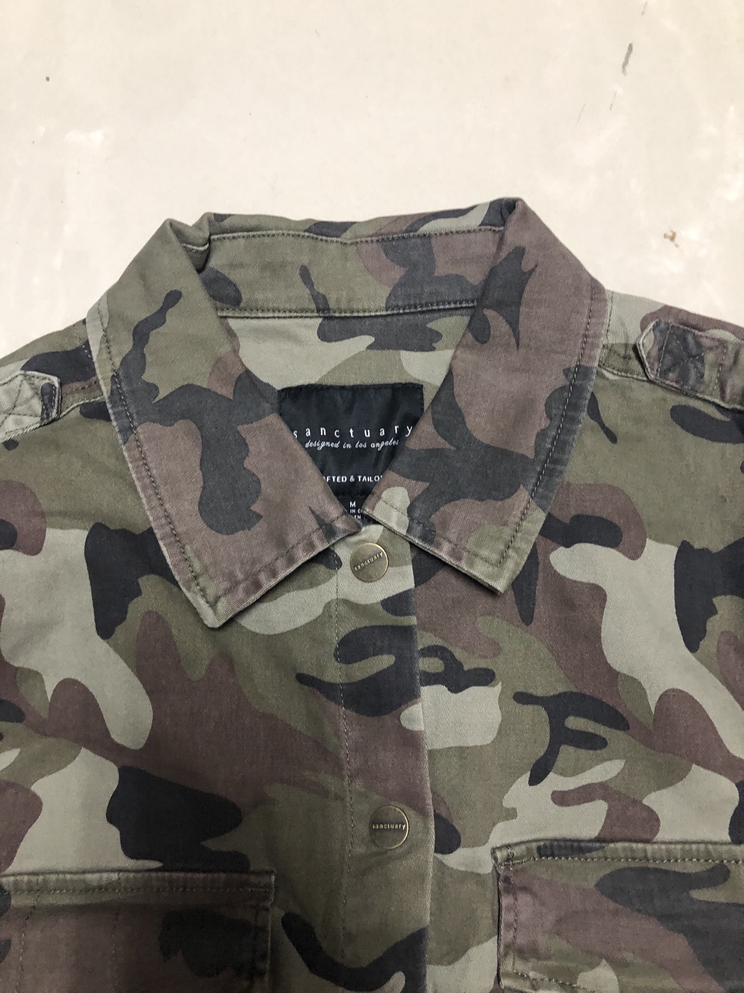 sanctuary เสื้อทหารลายพราง เสื้อคลุม ทหาร เสื้อลายพราง แบรนด์ Sanctuaryแพทเทินสวย เท่ห์มาก คะ Size S/M/L/XL สำเนา สำเนา สำเนา สำเนา สำเนา สำเนา ลายพราง