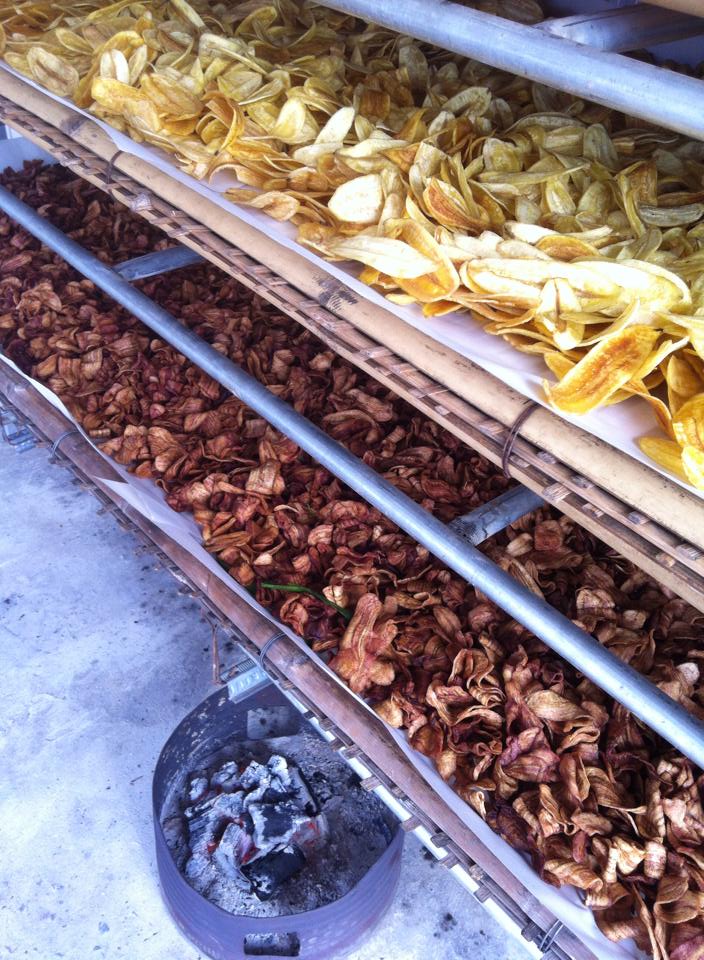 กล้วยกระทบเปลือกอบเกลือ (230g.)