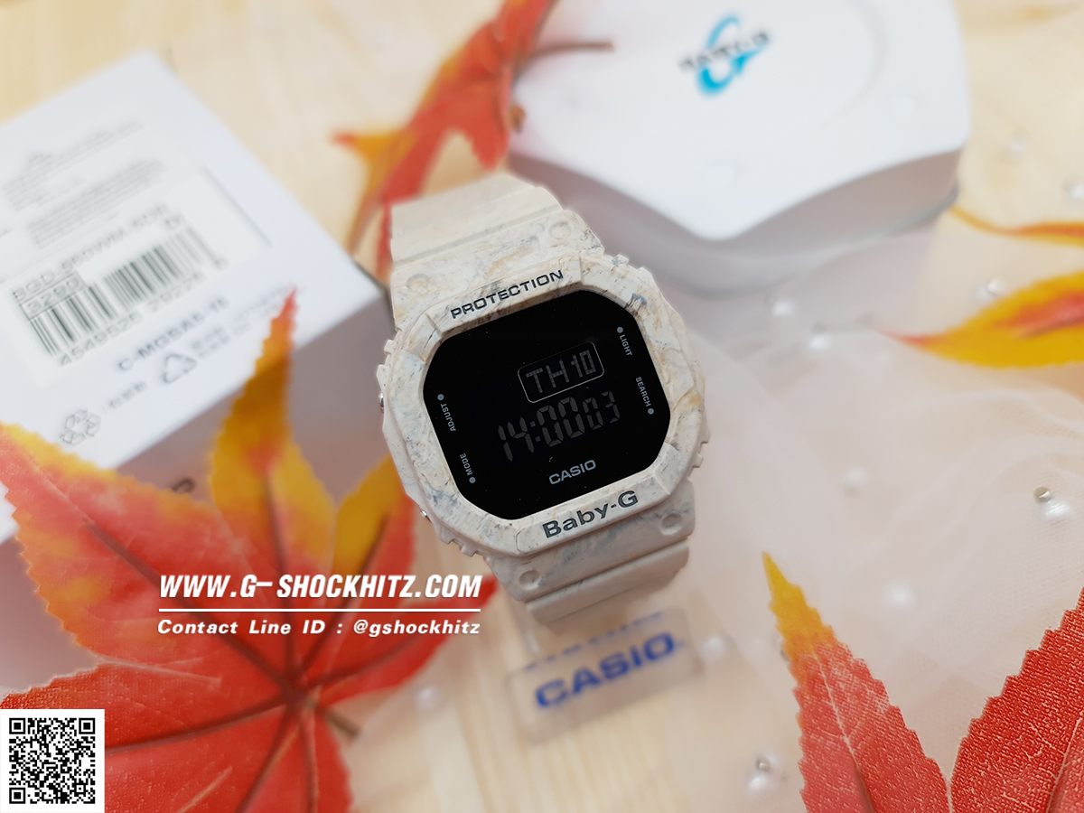 CASIO BABY-G นาฬิกาข้อมือ นาฬิกากันน้ำ นาฬิกาของแท้ ประกันศูนย์ CMG 1 ปี รุ่น BGD-560WM-5 นาฬิกาสีน้ำตาล