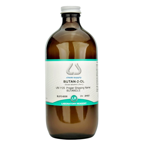 Sec-Butyl Alcohol 99% (2-Butanol/Butan-2-ol), Lab 500mL Chem-Supply™