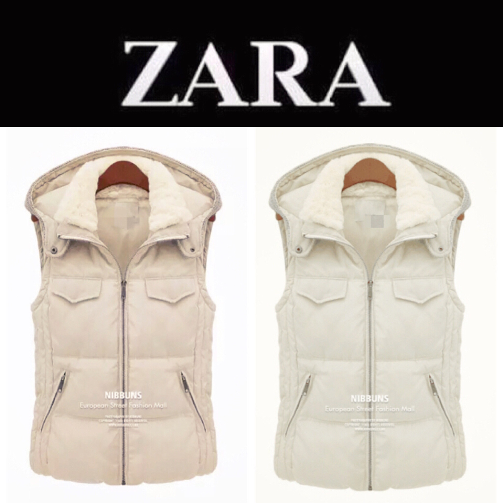 Zara เสื้อกั๊กกันหนาว กั๊กZARA สีน้ำเงินกรม แต่งหมวกฮูท (ฮูทถอดได้คะ) แต่งขนอุ่น คอปกด้านใน แบบสวย น่ารักมากคะ 👍🏻หมวกฮูทถอดได้คะ น้ำเงินกรม