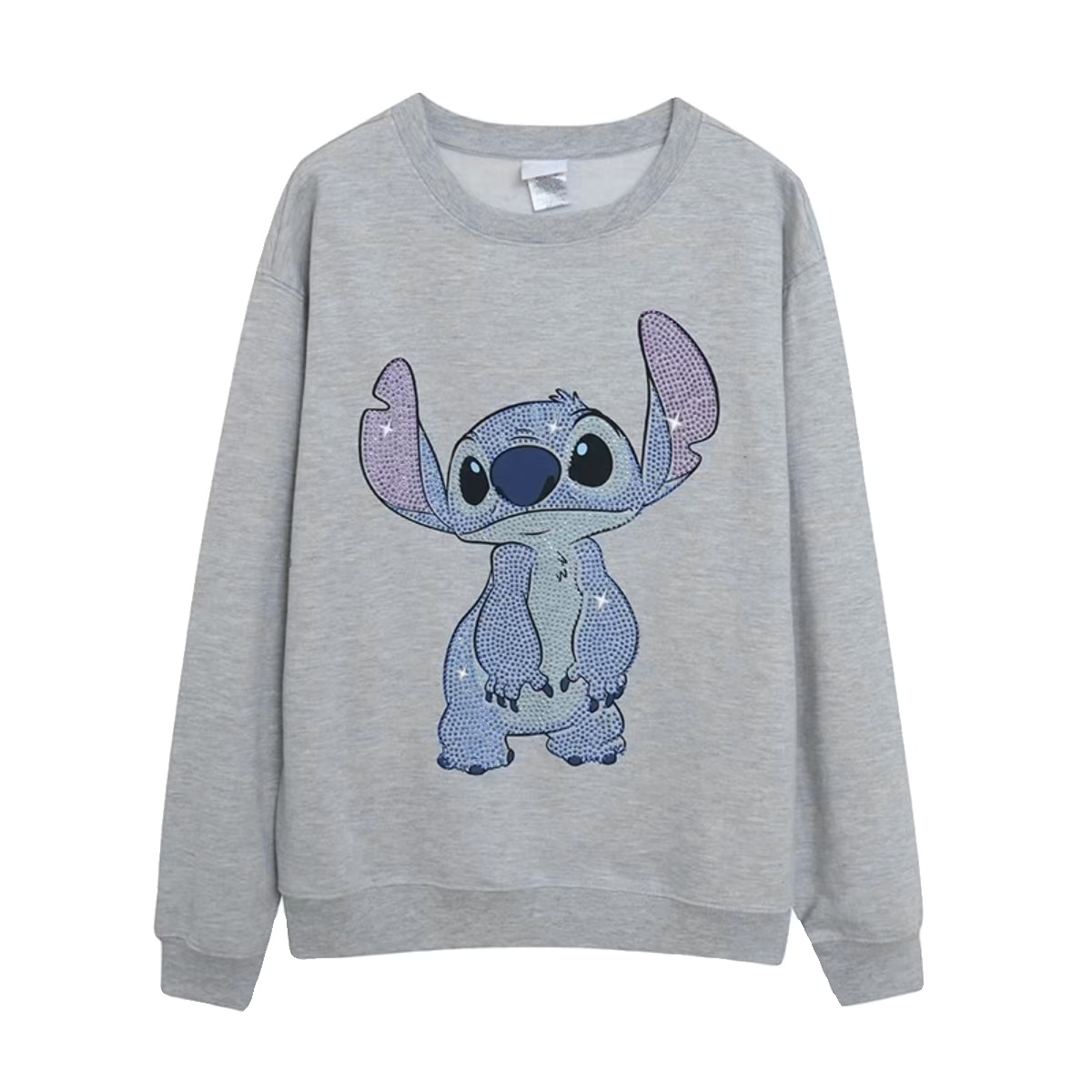 เสื้อ stitch Disney เสื้อยืด แขนยาว สีเทา ลายเลื่อม การ์ตูน STITCH งานสวย มากคะ สำเนา สำเนา สำเนา สำเนา สำเนา เทา