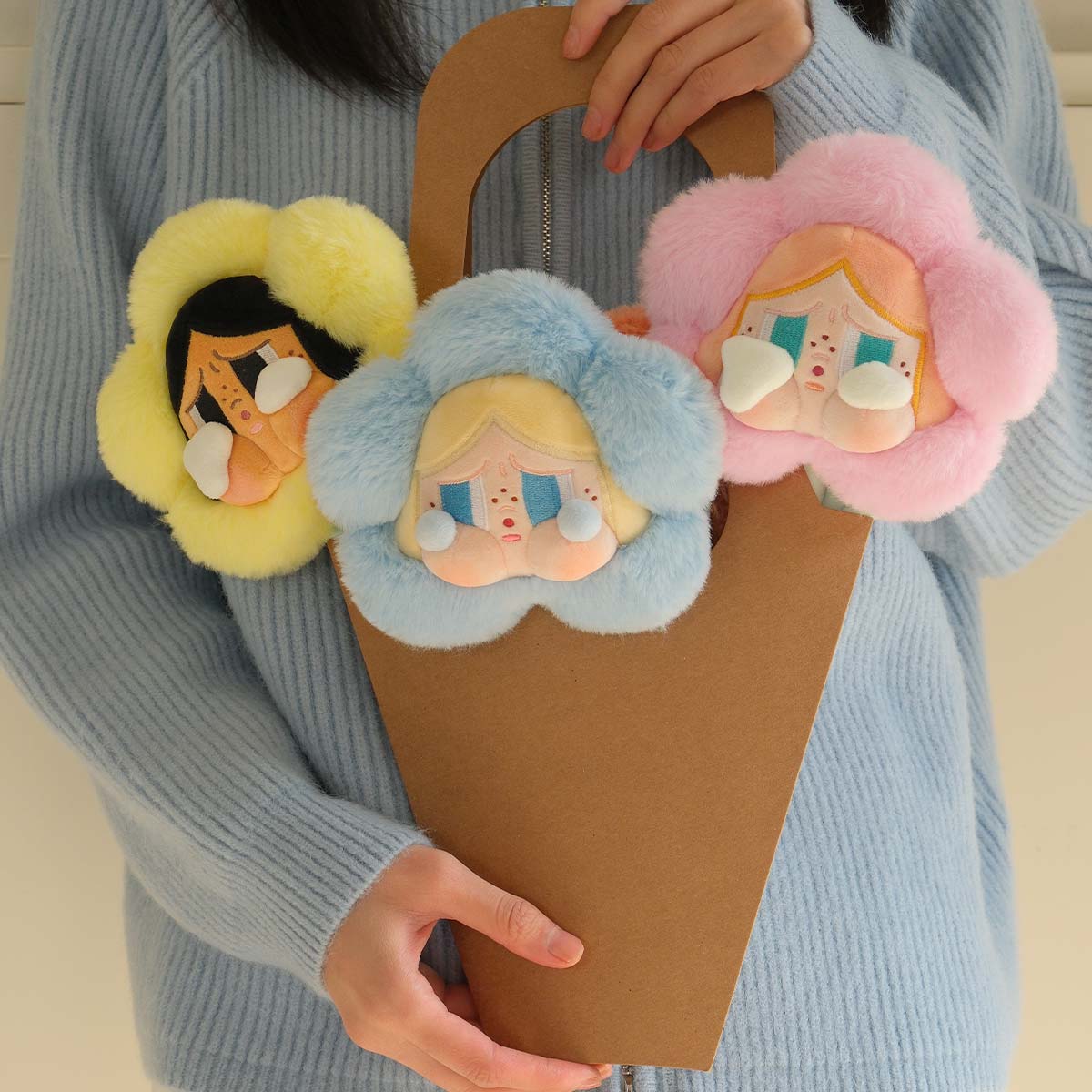POPMART CRYBABY Sad Club Series-Plush Flower Blind Box CRYBABY Sad Club Flower