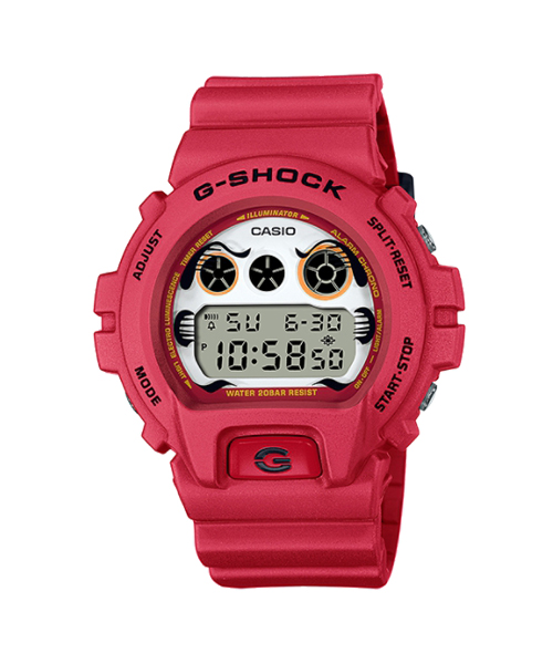 CASIO G-SHOCK นาฬิกาข้อมือ นาฬิกากันน้ำ นาฬิกาของแท้ ประกันศูนย์ CMG 1 ปี รุ่น DW-6900DA-4D นาฬิกาสีแดง