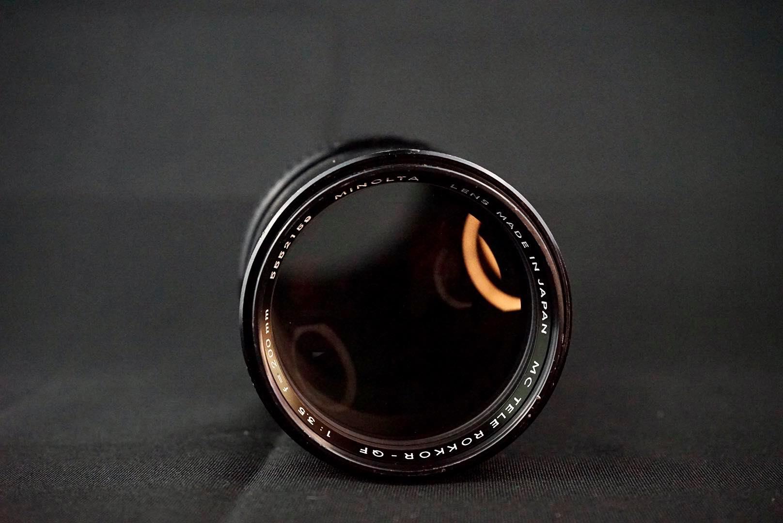 MINOLTA MC TELE ROKKOR-QF200 MM.F3.5 MD MOUNT