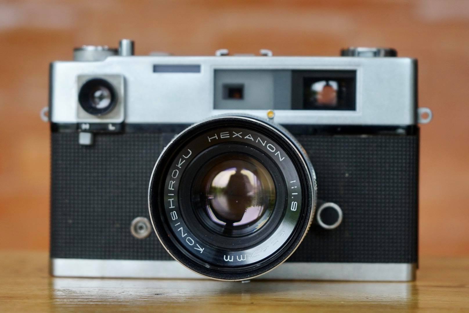 KONICA AUTO S KONIHSIROKU HEXANON 47MM.F1.9