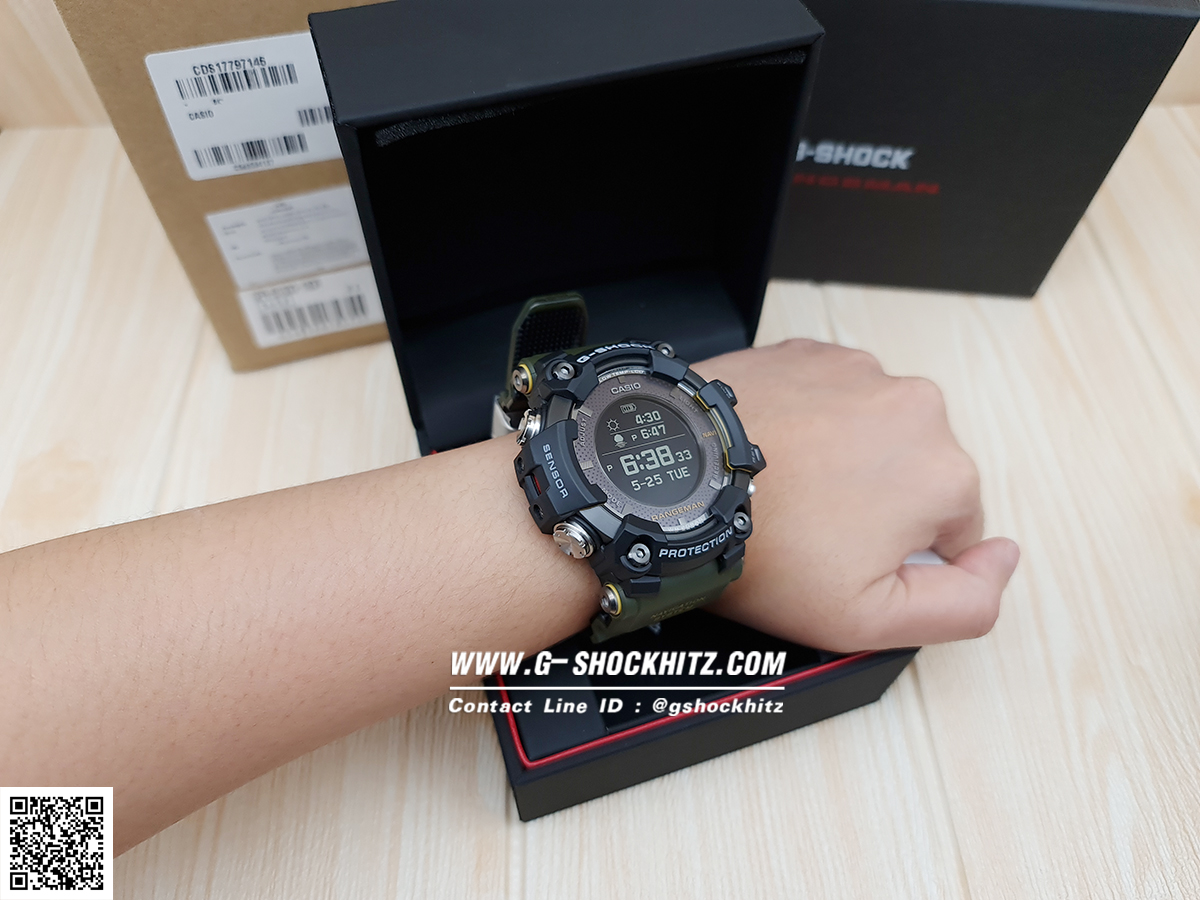 CASIO G-SHOCK นาฬิกาข้อมือ นาฬิกากันน้ำ นาฬิกาของแท้ ประกันศูนย์ CMG 1 ปี รุ่น GPR-B1000-1B นนาฬิกาสีดำ