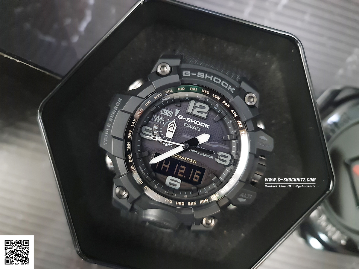 CASIO MID YEAR SALE G-SHOCK นาฬิกาข้อมือ นาฬิกากันน้ำ นาฬิกาของแท้ ประกันศูนย์ CMG 1 ปี รุ่น GWG-1000-1A1 นาฬิกาสีดำ