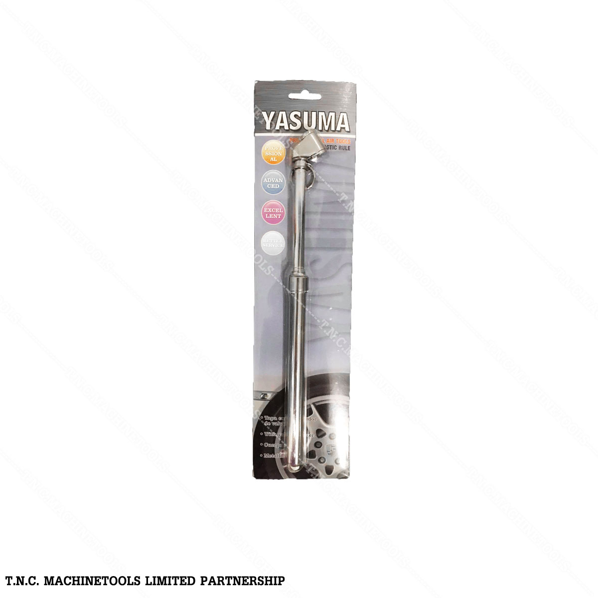 เกจวัดลมยางรถยนต์ ขนาด 160 ปอนด์ รุ่นถูก (TB-3/160P)