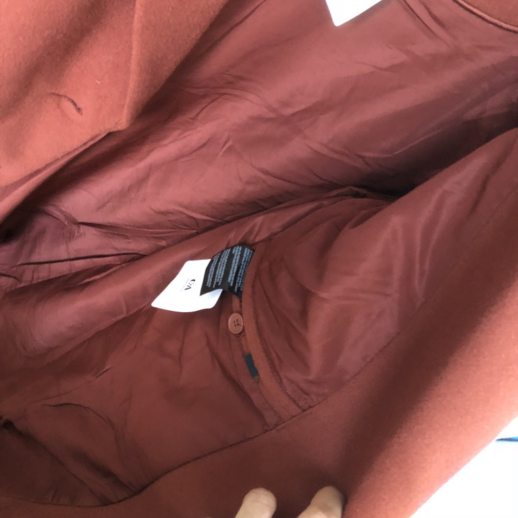 เสื้อโค้ทวูล Trench coat เสื้อโค้ทวูล โค้ทสีดำ แบรนด์ C&A