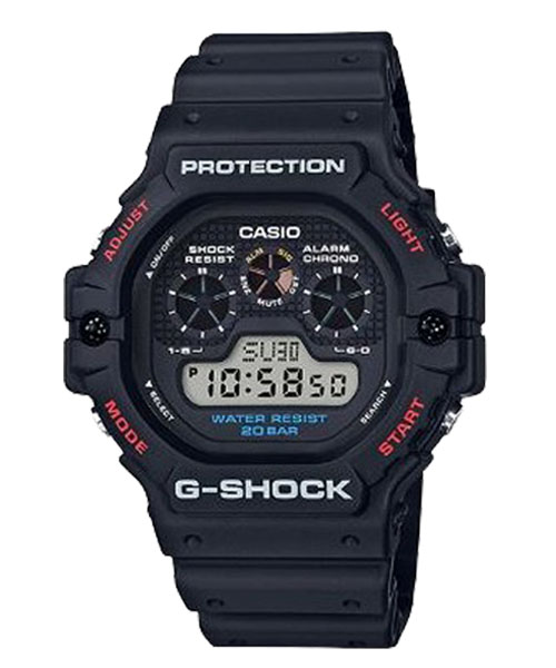 CASIO G-SHOCK นาฬิกาข้อมือ นาฬิกากันน้ำ นาฬิกาของแท้ ประกันศูนย์ CMG 1 ปี รุ่น DW-5900-1D นาฬิกาสีดำ