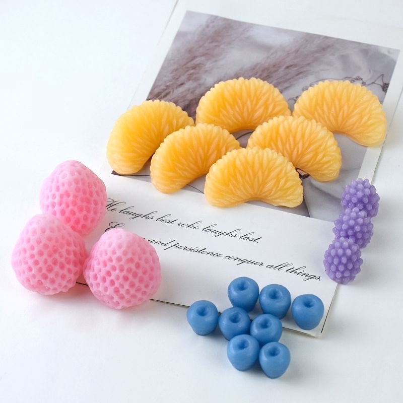 พิมพ์ฟองดอง3D ลายลูกเบอรี่ (เลือกแบบ)