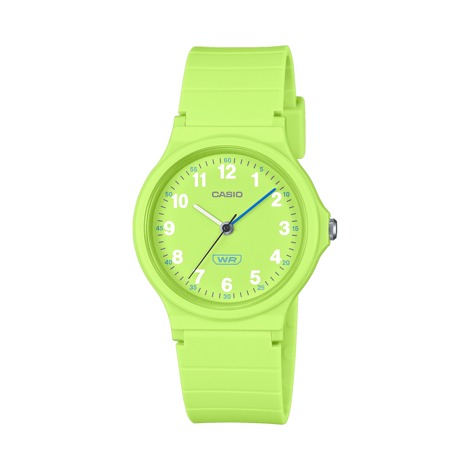 CASIO MID YEAR SALE นาฬิกาคาสิโอ พร้อมส่ง นาฬิกาข้อมือ นาฬิกากันน้ำ นาฬิกาของแท้ BTS ประกันศูนย์ CMG 1 ปี รุ่น LQ-24B-3B นาฬิกาสีเขียว