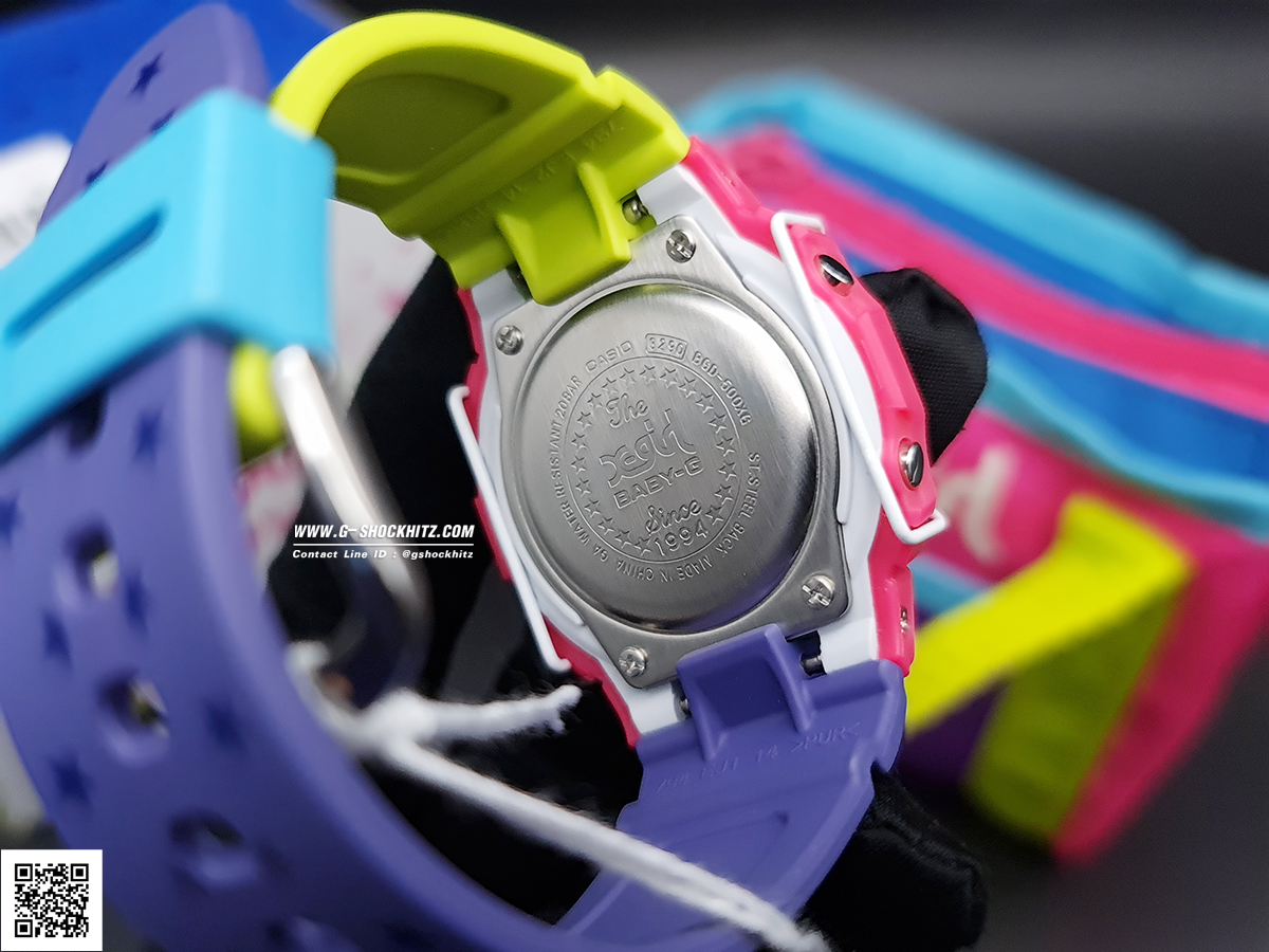 CASIO BABY-G นาฬิกาข้อมือ นาฬิกากันน้ำ นาฬิกาของแท้ ประกันศูนย์ CMG 1 ปี รุ่น BGD-500XG-4JR นาฬิกาสีชมพู