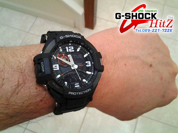 CASIO MID YEAR SALE G-SHOCK นาฬิกาข้อมือ นาฬิกากันน้ำ นาฬิกาของแท้ ประกันศูนย์ CMG 1 ปี รุ่น GA-1000-1A นาฬิกาสีดำ