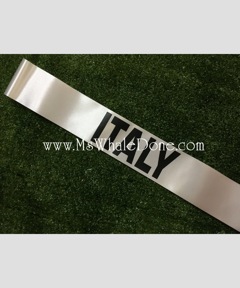 13ประเทศ สายสะพายชื่อประเทศ มิสไทยแลนด์ มิสยูนิเวอร์ส ใช้งานประกวด งานเลี้ยงสังสรรค์