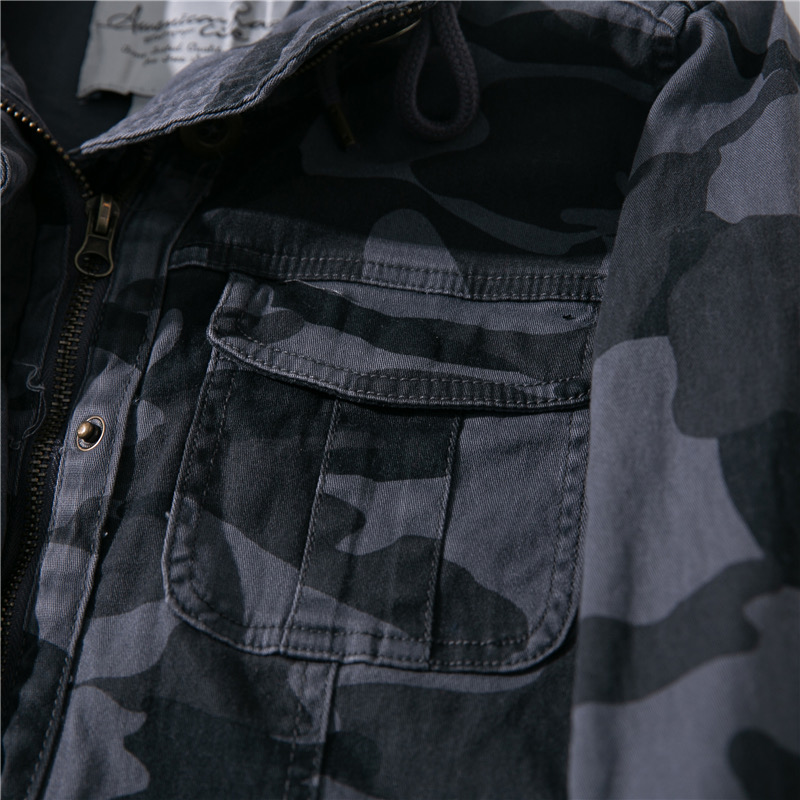 American rag cie เสื้อนอกเขียวทหาร เสื้อแจ็คเก็ต แนวทหาร แพทเทิน สวย เท่ห์ มาก แบรนด์ American rag cieสำเนา สำเนา เขียวเทา