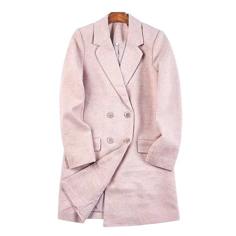 Love tree เสื้อโค้ทกันหนาว เสื้อกันหนาว overcoat โค้ทวูล สีcamel belt coat สีครีมเบจ แบรนด์ O'STIN Camel