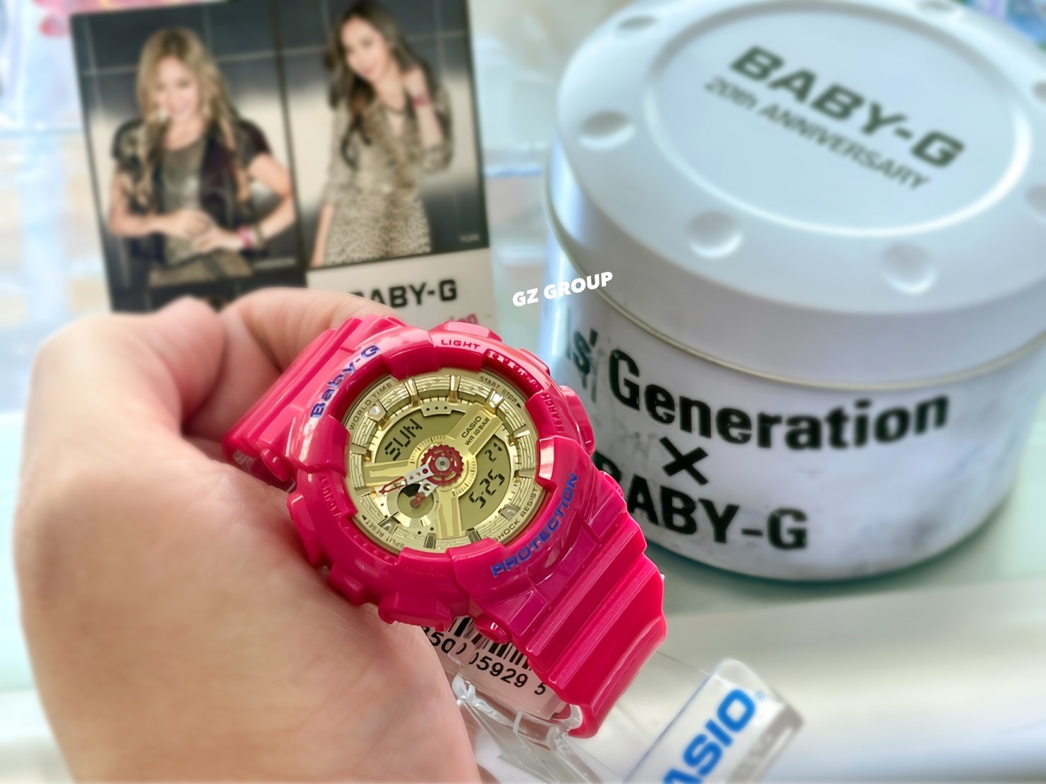 CASIO MID YEAR SALE BABY-G พร้อมส่ง นาฬิกาข้อมือ นาฬิกากันน้ำ นาฬิกาของแท้ ประกันศูนย์ CMG 1 ปี รุ่น BA-111GGB-4A นาฬิกาสีชมพู