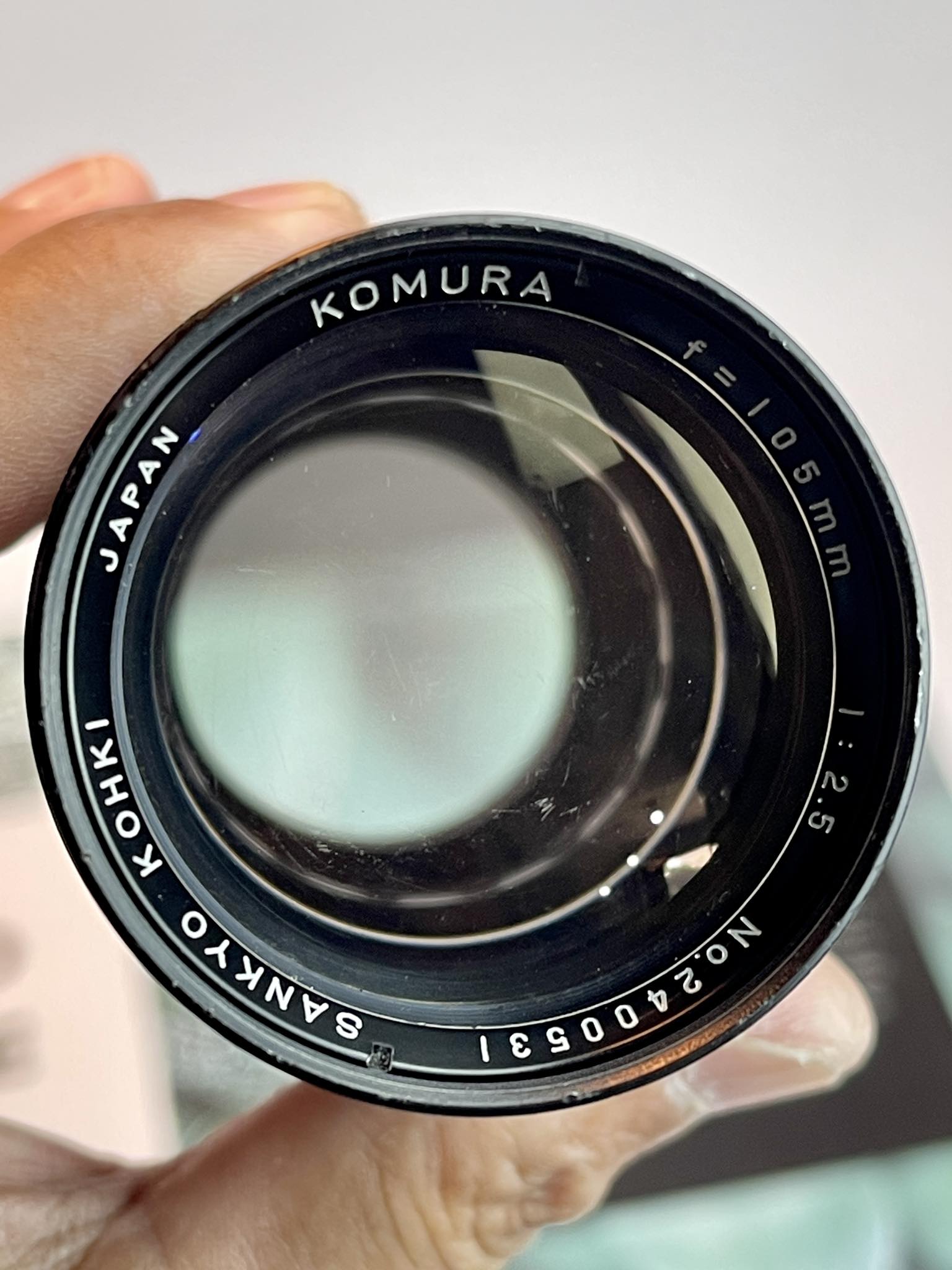 Sankyo Kohki Komura コムラ 105mm F2.5 ◎ SANKYO KOHKI (三協光機) KOMURA 105mm/f2.5《後期型》（M42）