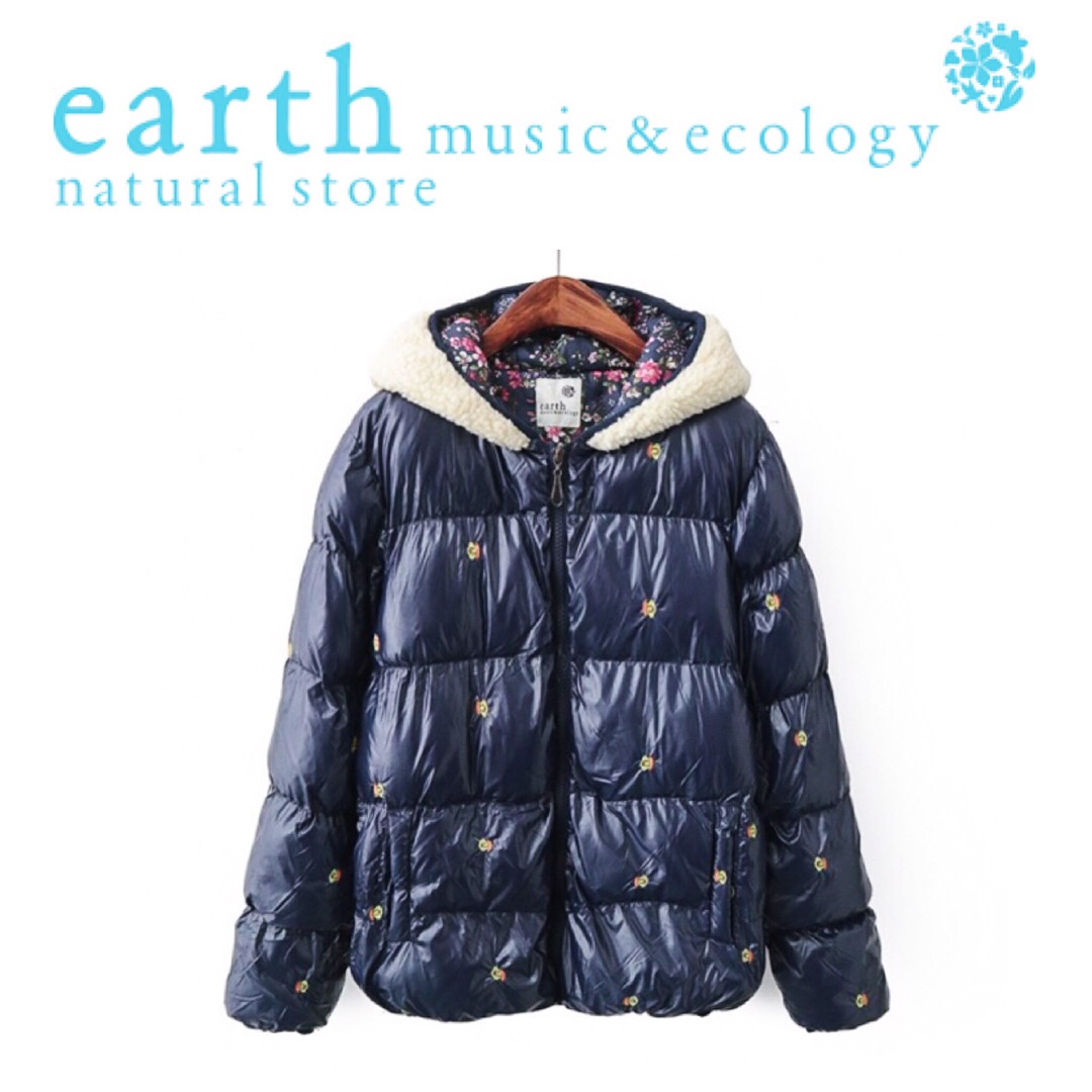 เสื้อกันหนาวฮูท สีชมพูสด ฮูทขนสีครีม แต่งหู น่ารัก แบรนด์เนม EARTH MUSIC&ECOLOGY ญี่ปุ่นแท้ Size M/L/XL