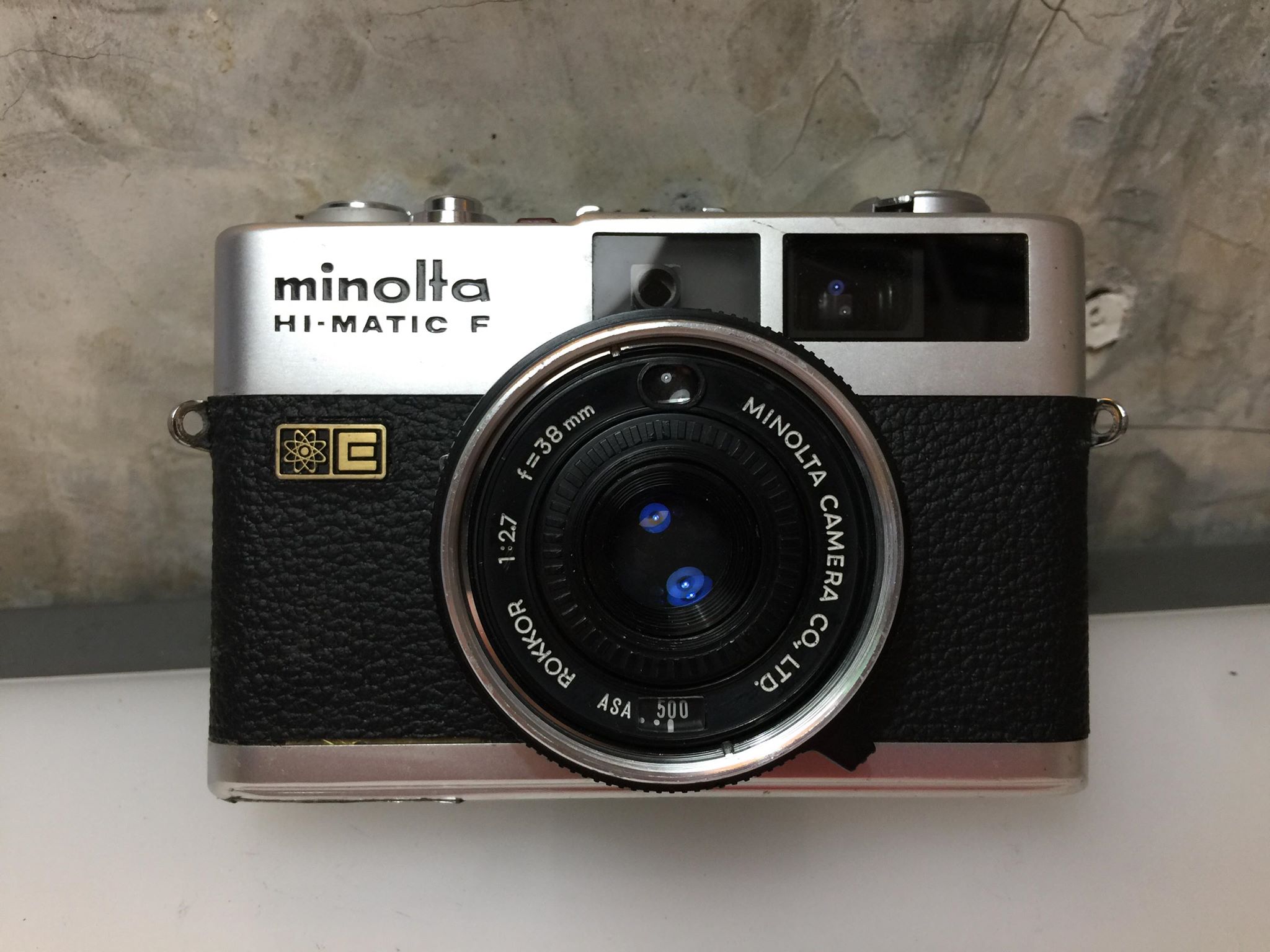 MINOLTA HI-MATIC F MINOLTA ROKKOR 38MM.F2.8