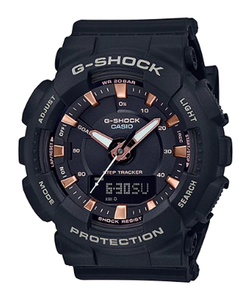 CASIO G-SHOCK นาฬิกาข้อมือ นาฬิกากันน้ำ นาฬิกาของแท้ ประกันศูนย์ CMG 1 ปี รุ่น GMA-S130PA-1A นาฬิกาสีดำ