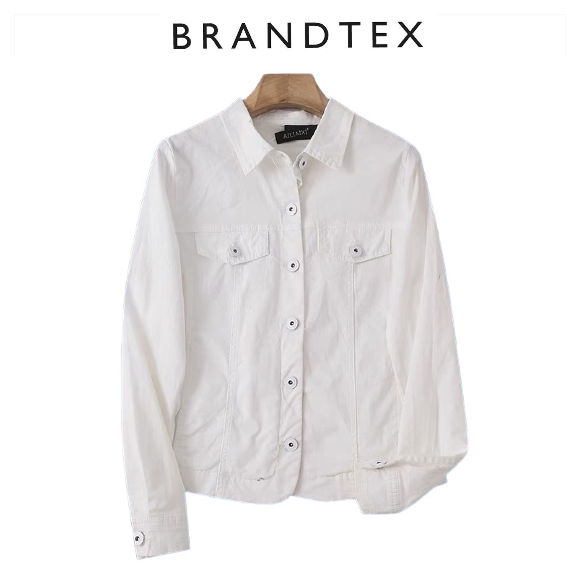 Brandtex เสื้อแจ็คเก็ต เสื้อนอก เสื้อนอกแนวทหาร แพทเทินสวย เท่ห์มาก แบรน์ Brandtex เขียว