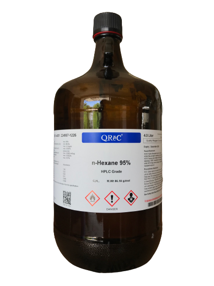 n-Hexane 95%, HPLC Grade (glass) QReC™