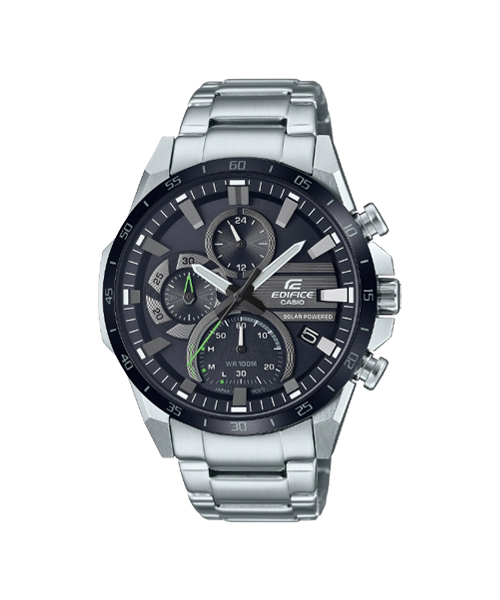 CASIO EDIFICE นาฬิกาข้อมือ นาฬิกากันน้ำ นาฬิกาของแท้ ประกันศูนย์ CMG 1 ปี รุ่น EQS-940DB-1A นาฬิกาสีเงิน