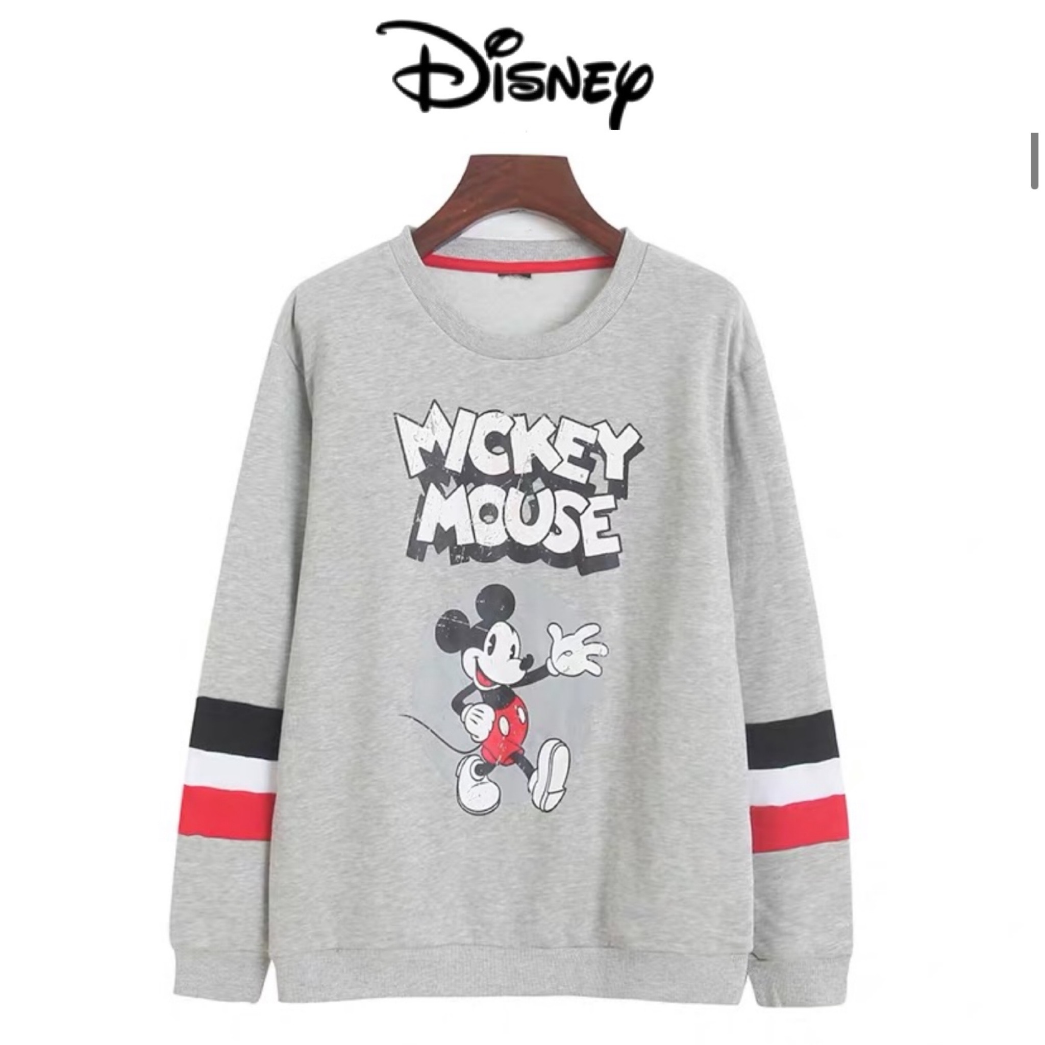 Disney เสื้อกันหนาว เสื้อสเวตเตอร์แขนยาว สีเทา สกรีน ลายMICKEY MOUSE MOUSEแนวๆคะ งานแบรนด์ Disney แท้คะ สำเนา สำเนา สำเนา สำเนา เทา