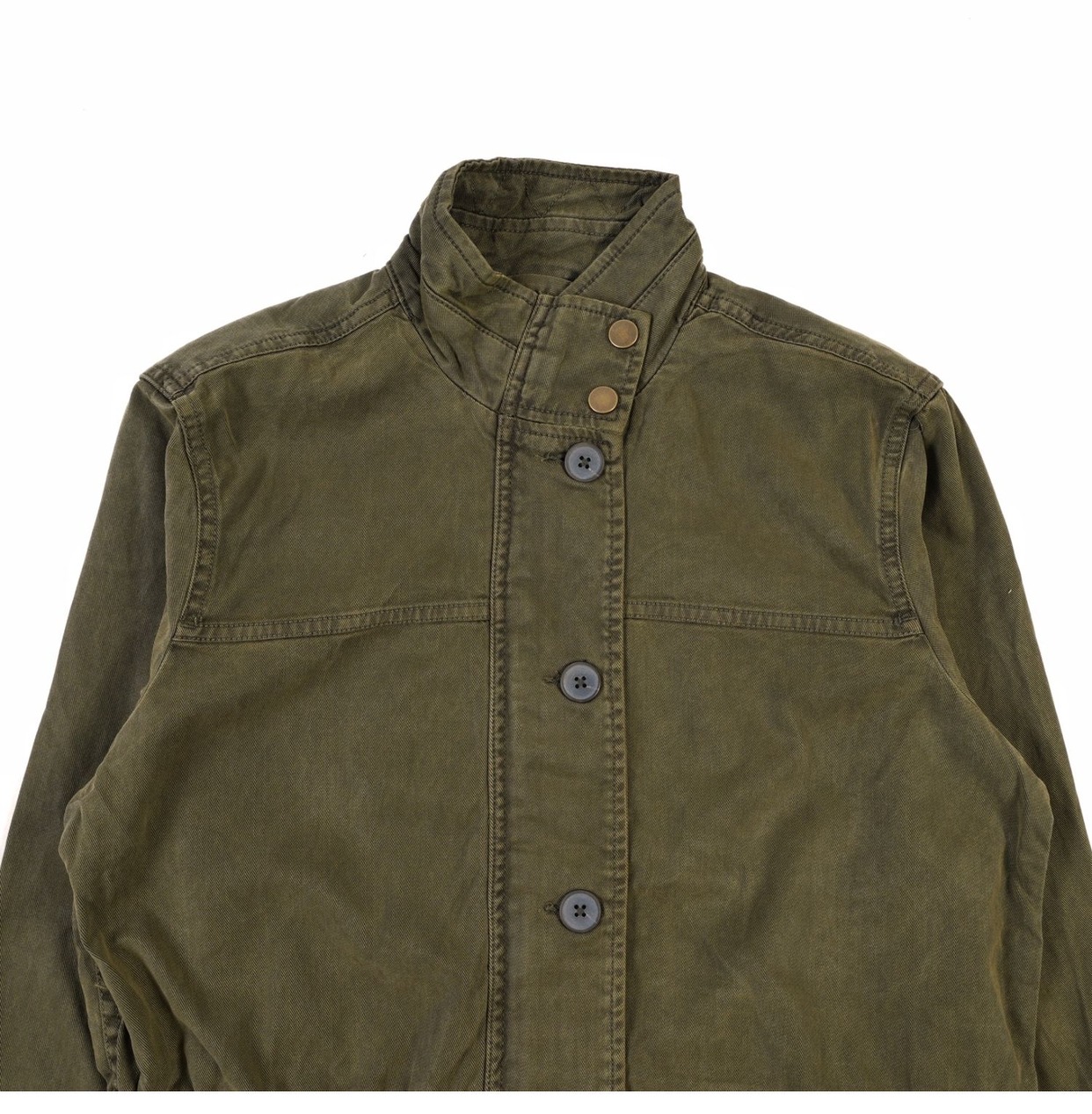 LUCKY BRAND เสื้อนอกเขียวทหาร เสื้อแจ็คเก็ต แนวทหาร แพทเทิน Lucky brandสวย เท่ห์ มาก แบรนด์ In extenso สำเนา เขียว