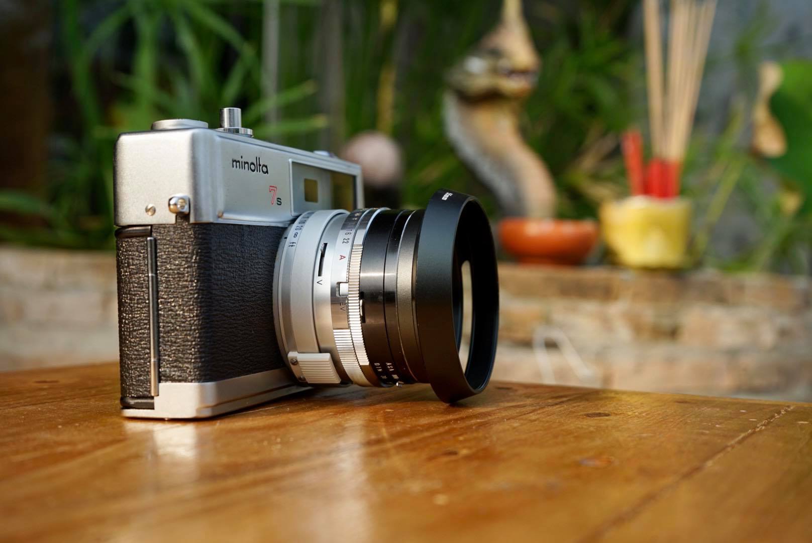 MINOLTA HI-MATIC 7S MINOLTA ROKKOR-PF45MM.F1.8
