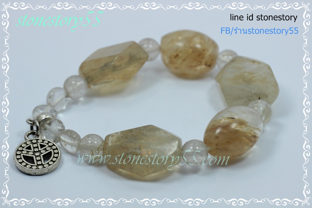 กำไลมหาเศรษฐี สลับไหมทองเม็ดเล็ก